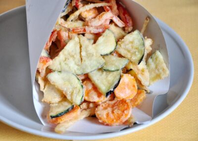 Paperina de verduras crujientes,Restaurant La Marieta, Mollet del Valles, Barcelona