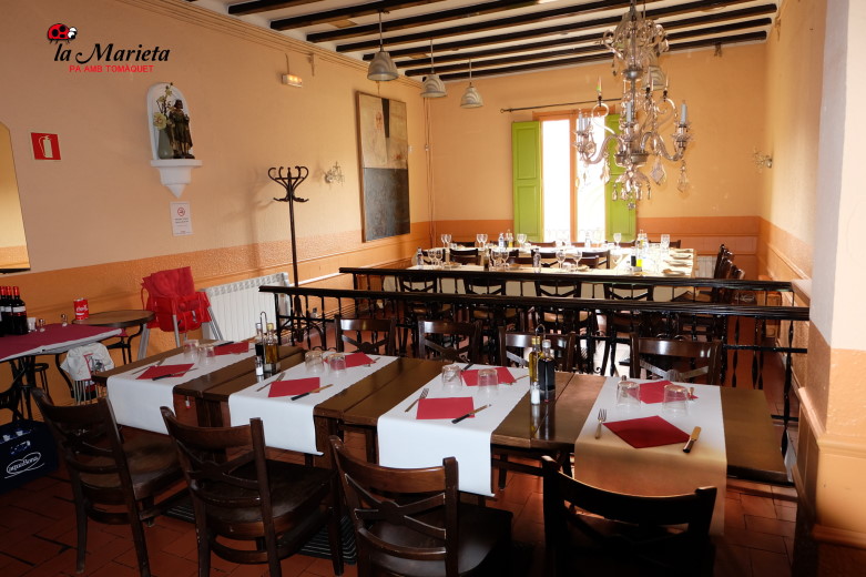 Menús para grupos en Mollet del Vallès Barcelona, Restaurant La Marieta, íntimo y familiar, aniversarios,cenas románticas,  cenas de empresa y celebraciones