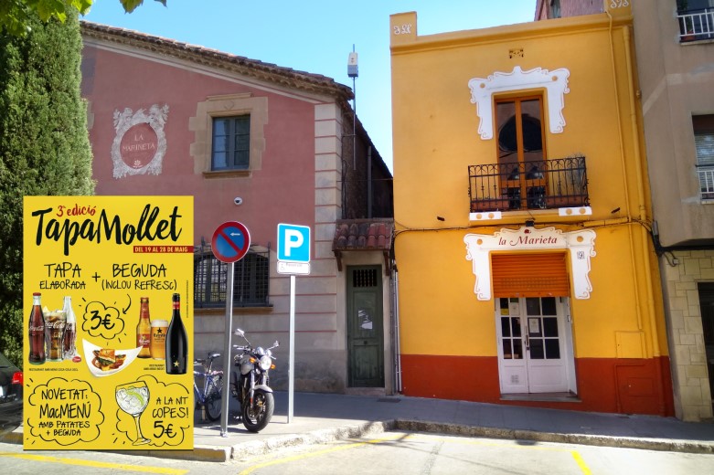 Restaurant La Marieta, Tapa Mollet, íntimo y familiar, aniversarios,cenas románticas, cenas de empresa y celebraciones en Mollet del Vallès, Barcelona